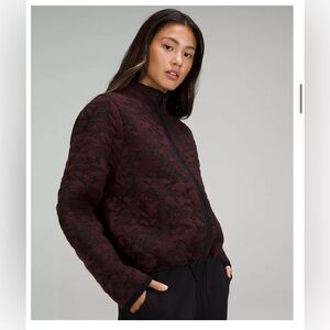Lululemon Jacquard Multi-texture Sweater Jacket (size 0)